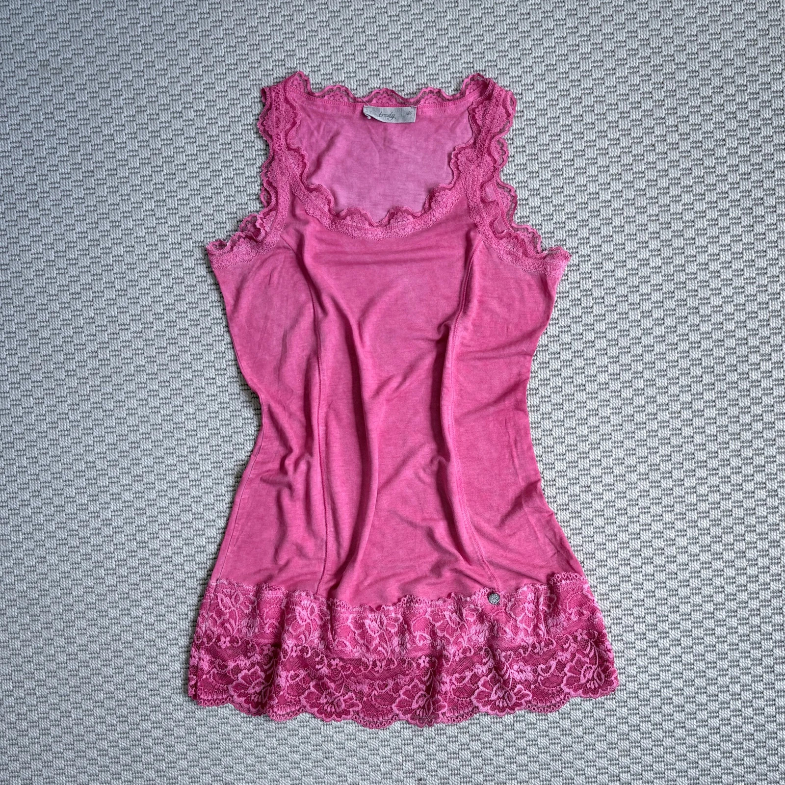 Y2K csipkés hosszított top • S/M • coquette vibe 1