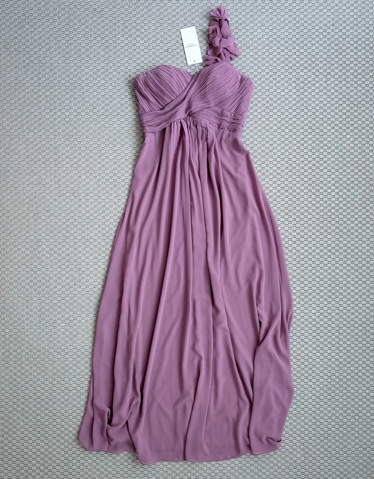 Dusty rose maxi ruha • EU 40/L • bridesmaid & occasionwear vibe 1