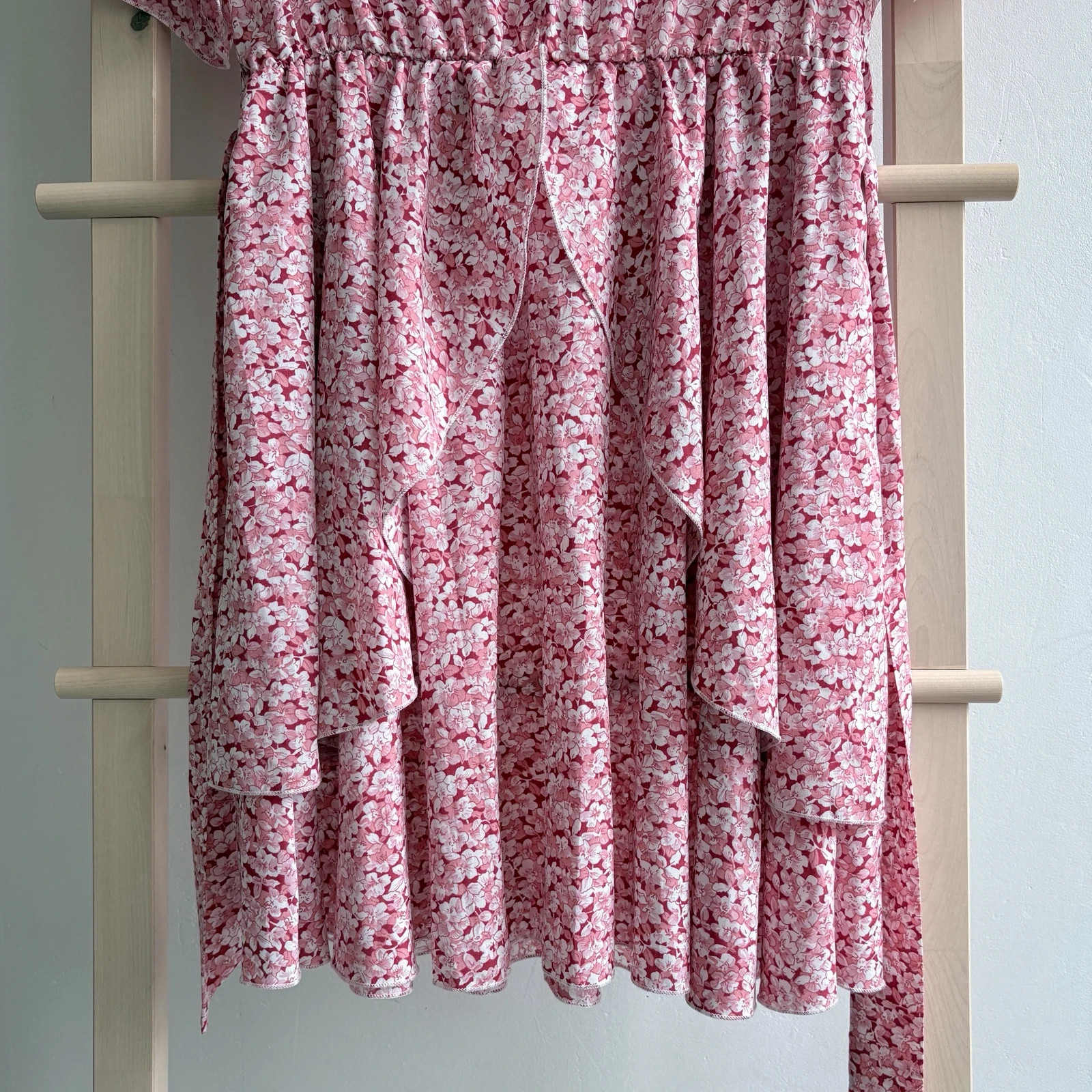 Romantikus virágmintás mini ruha • M méret • cottagecore / summer date vibe 4