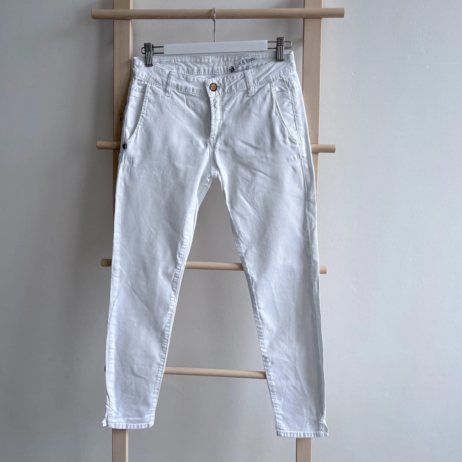 Fehér skinny nadrág • 28-as méret • clean summer / old money vibe 1