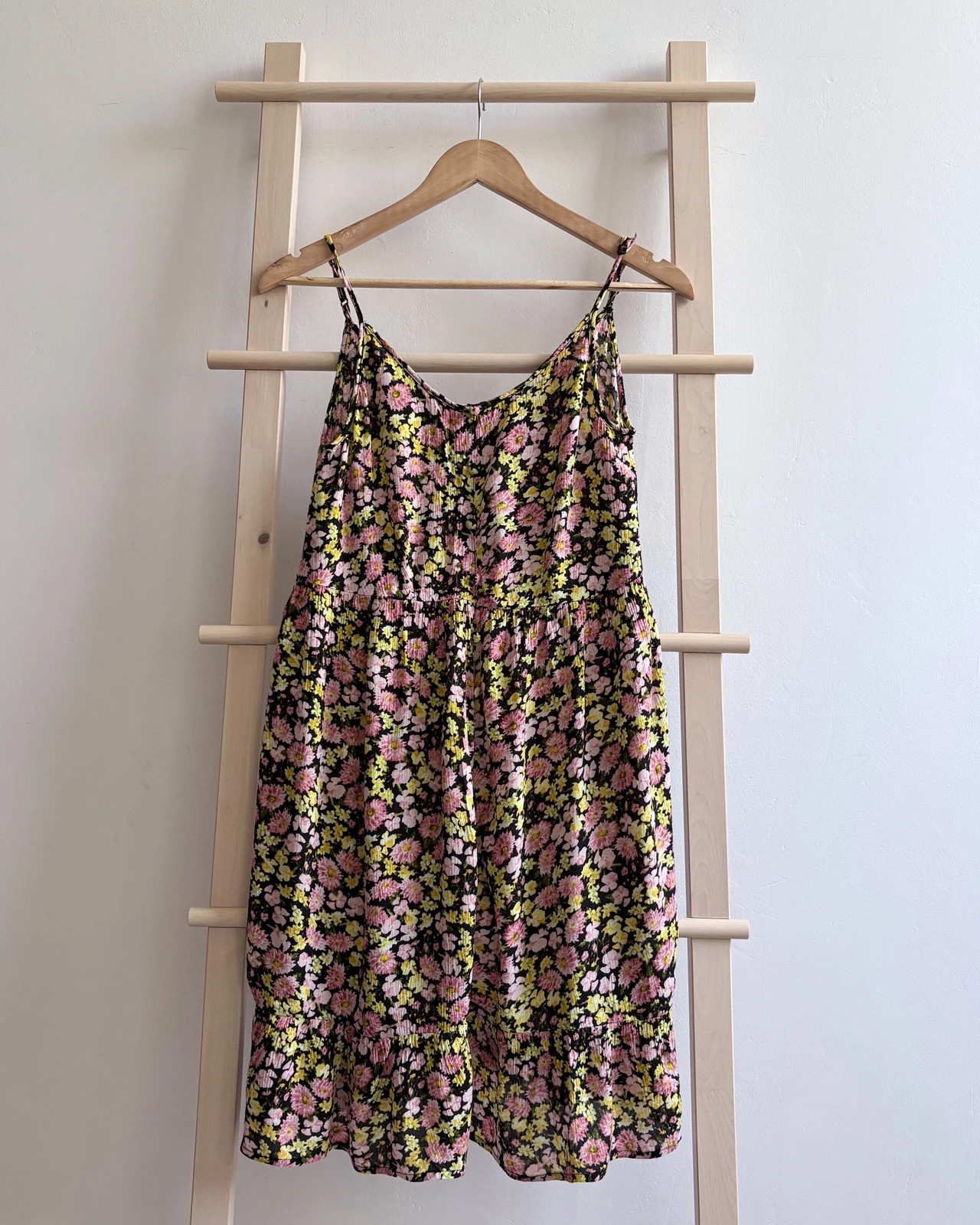 Floral mini dress / kánikula ruha • 100% viscose • cottagecore su mmer vibe 4