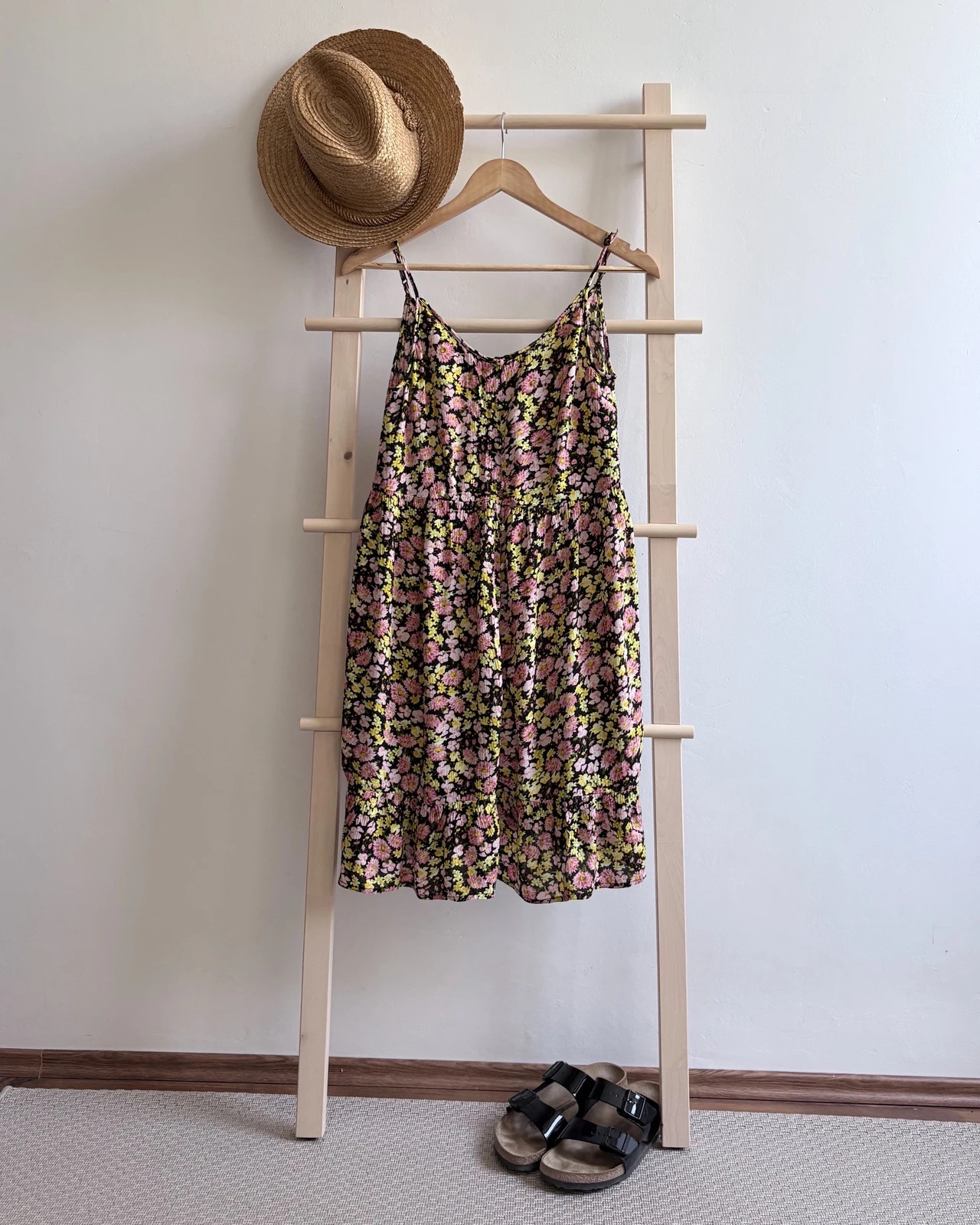 Floral mini dress / kánikula ruha • 100% viscose • cottagecore su mmer vibe 1