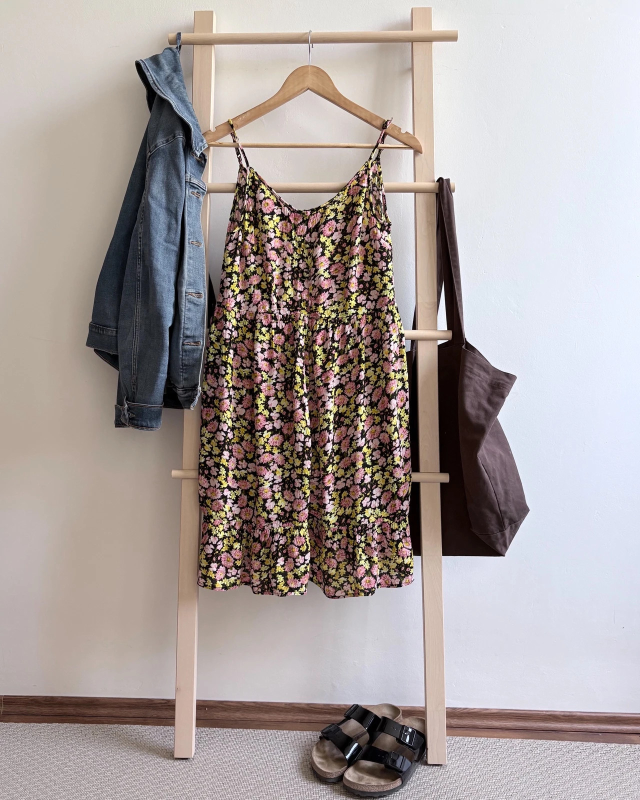 Floral mini dress / kánikula ruha • 100% viscose • cottagecore su mmer vibe 3