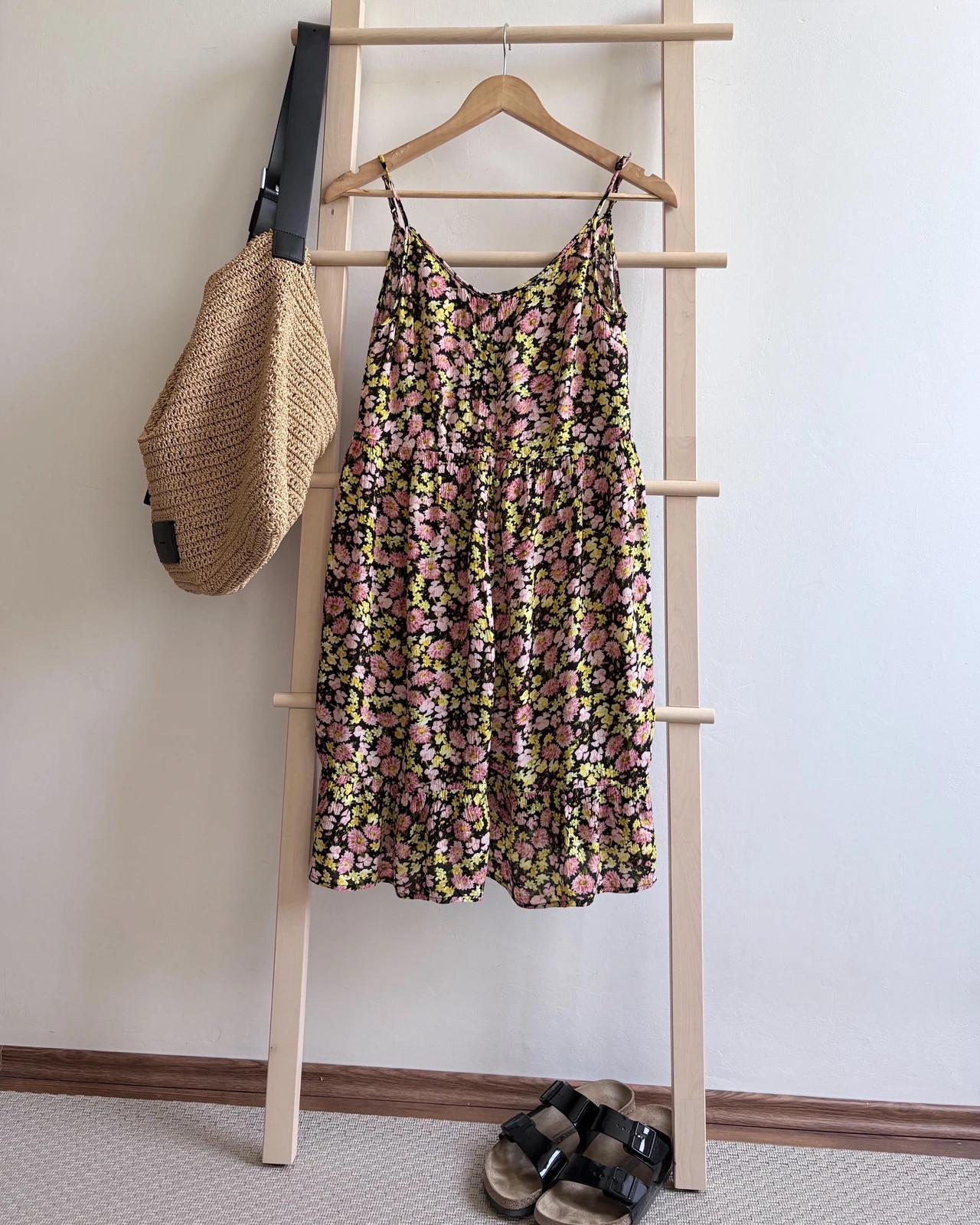 Floral mini dress / kánikula ruha • 100% viscose • cottagecore su mmer vibe 2