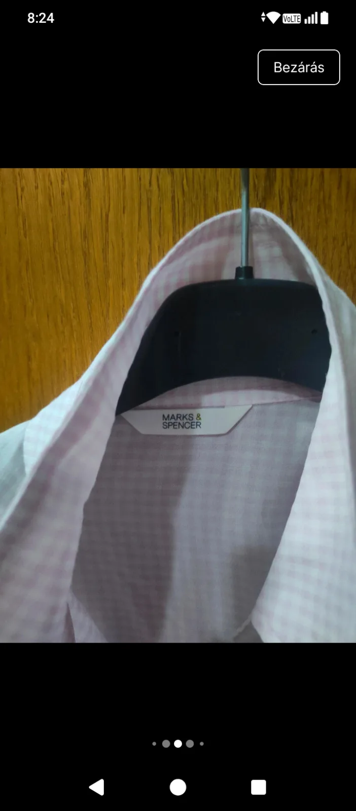 Rózsaszín női Marks & Spencer ing 3