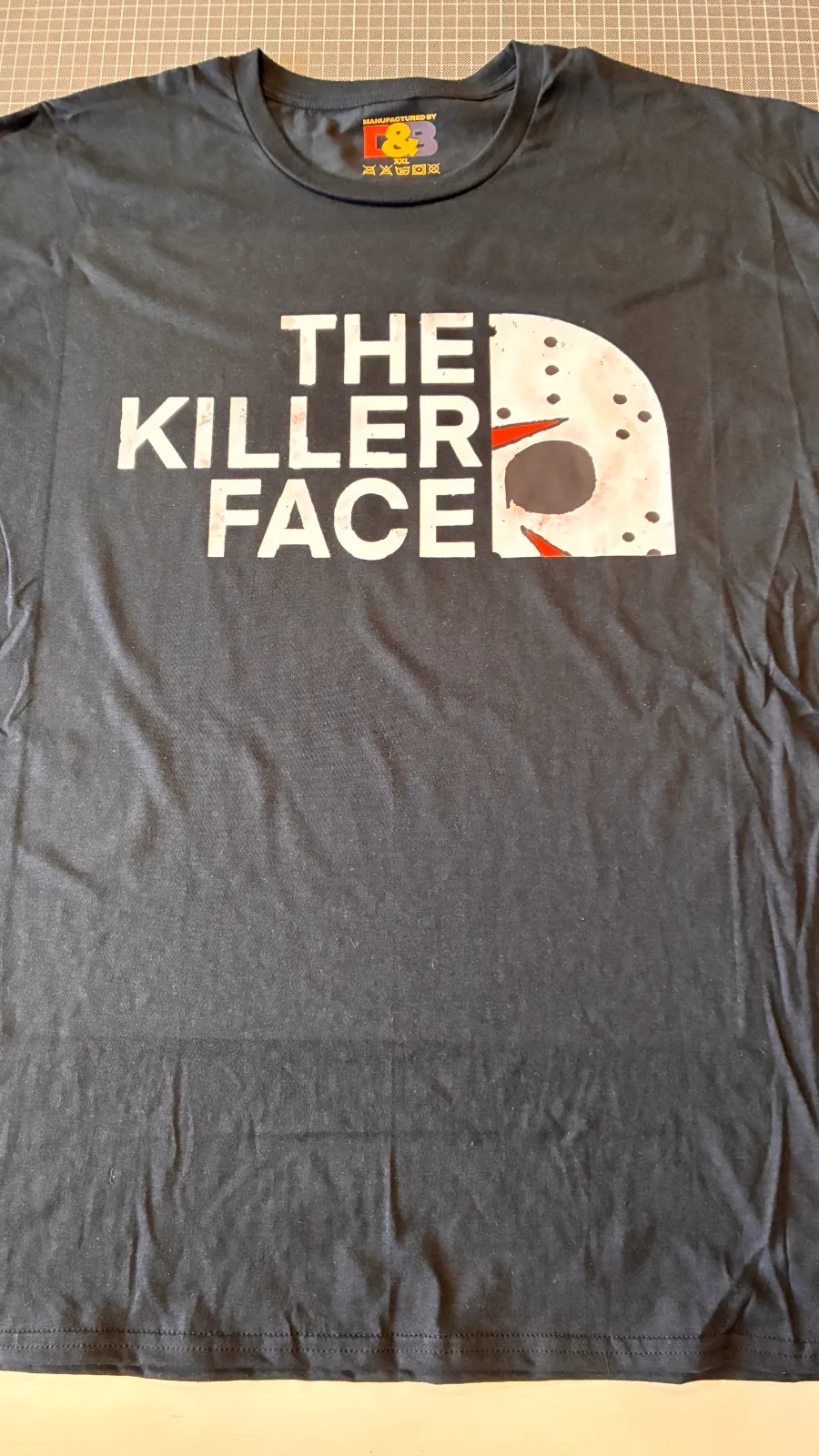 The killer face XXL-es fekete színű unisex póló 1
