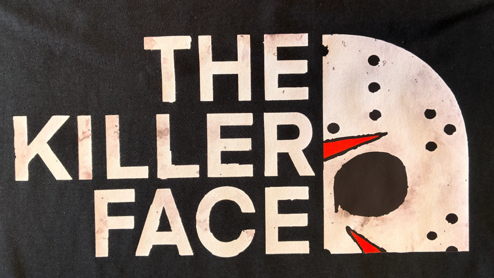 The killer face XXL-es fekete színű unisex póló 3