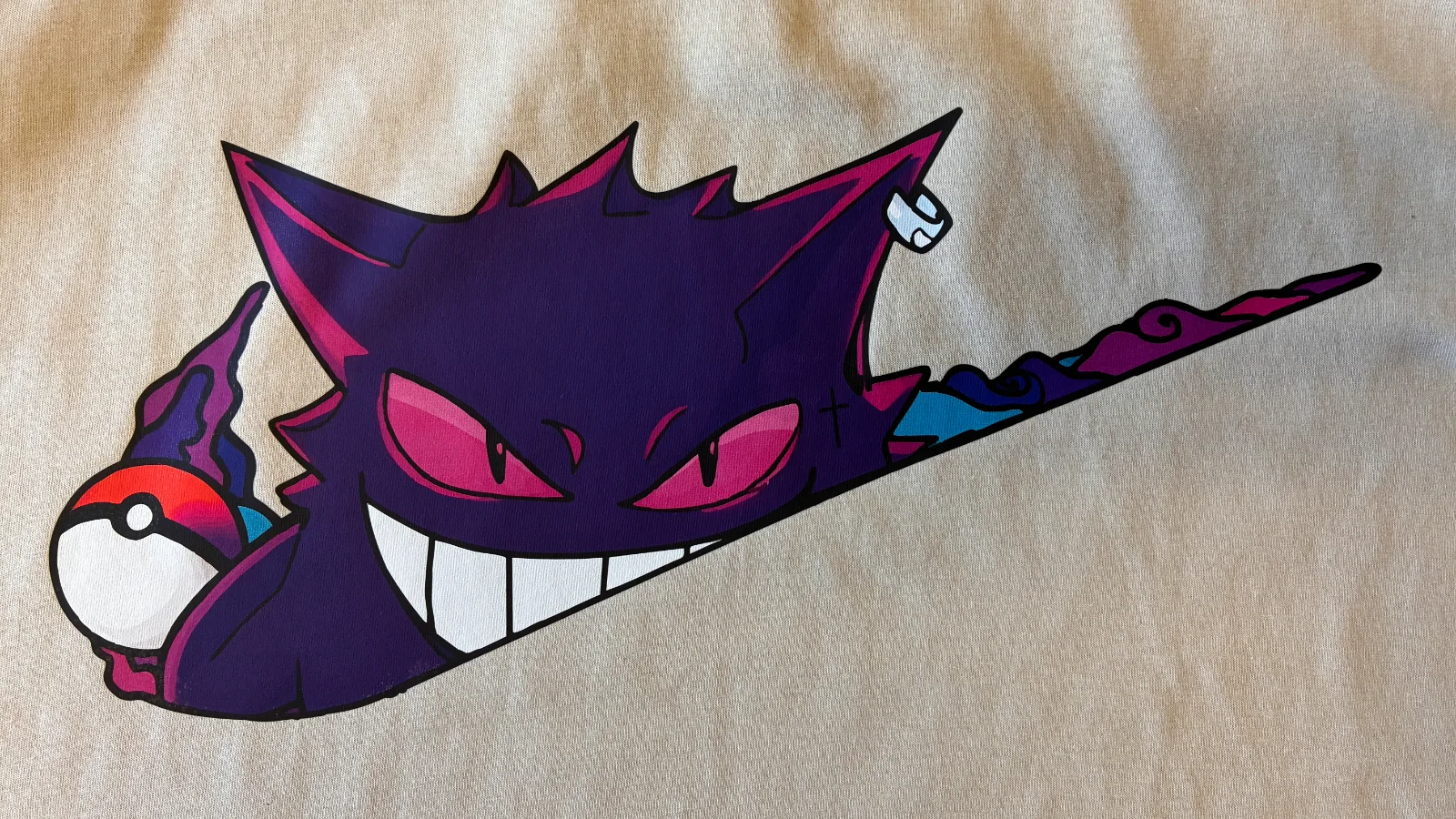 Pokemon XL-es sand színű unisex póló 3