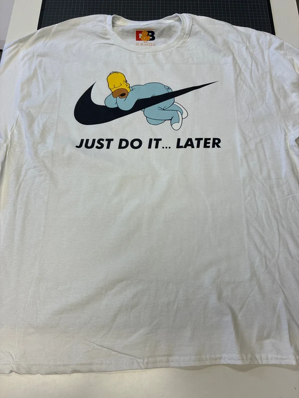 The simpsons XXL-es fehér unisex póló 1