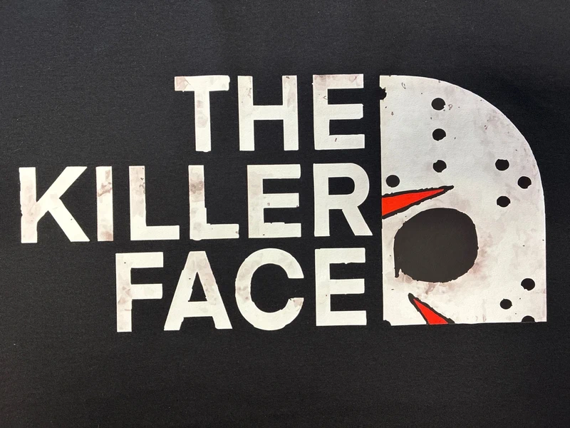 The killer face 3XL-es fekete unisex póló 3