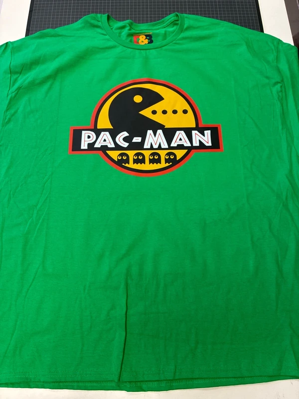Pacman 3XL-es ír zöld unisex póló 1