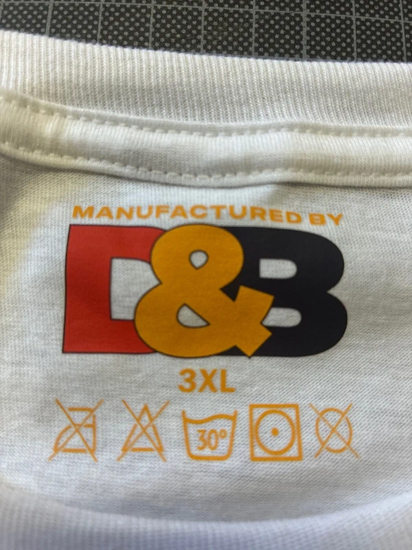 Bombardino crocodilo 3XL-es fehér unisex póló 2