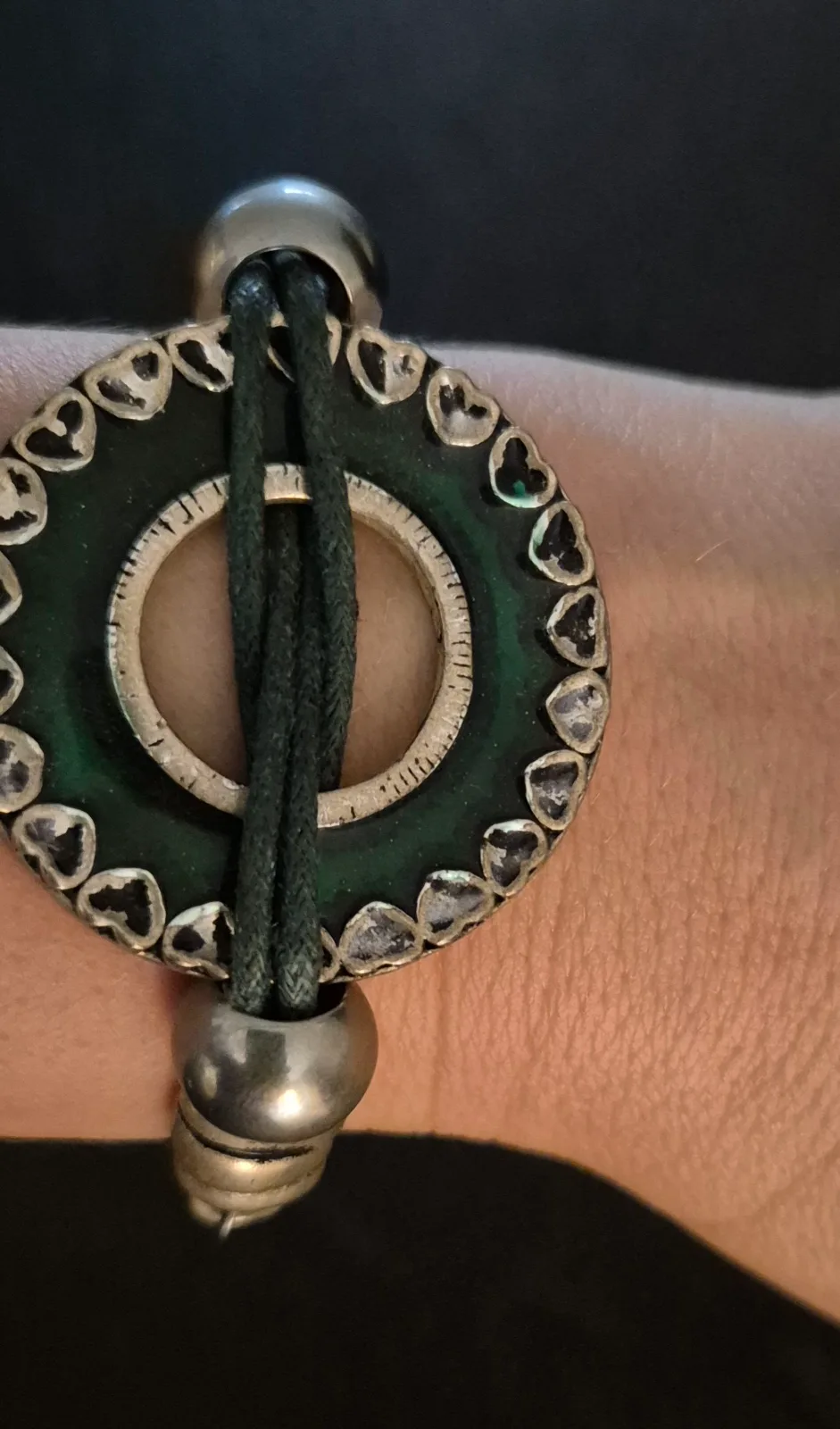 Pulsera tonos verdes 2