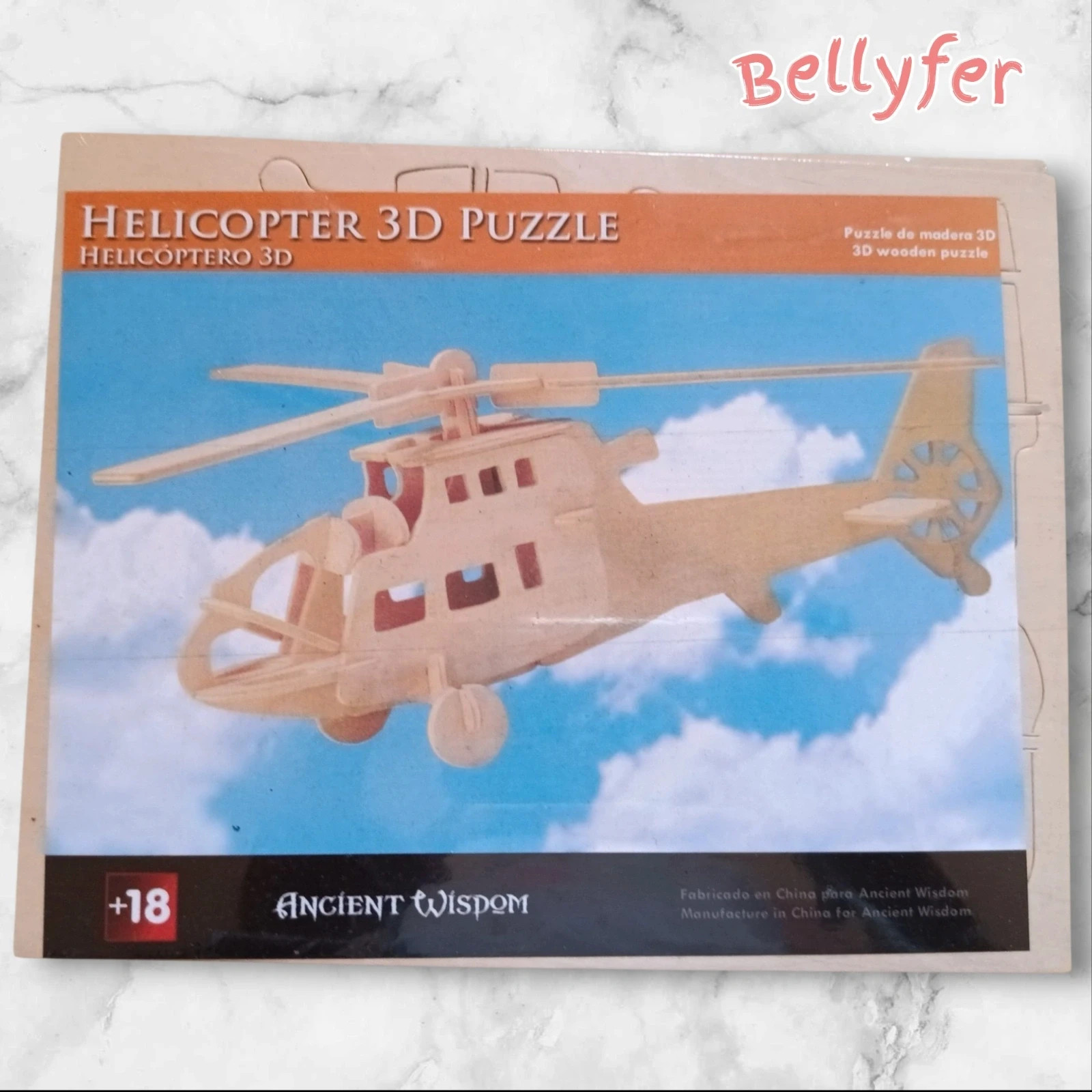 Puzzle 3D helicóptero 1