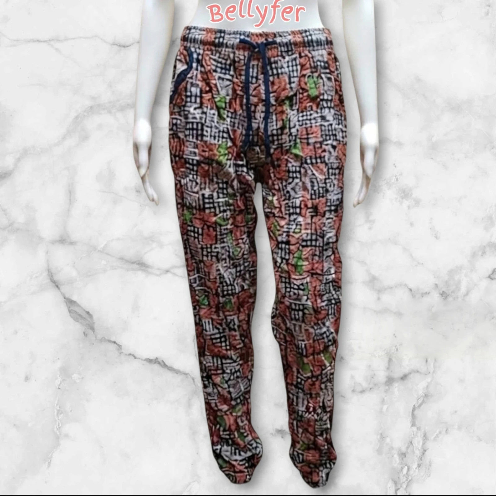 Pantalón fluido estampado 1