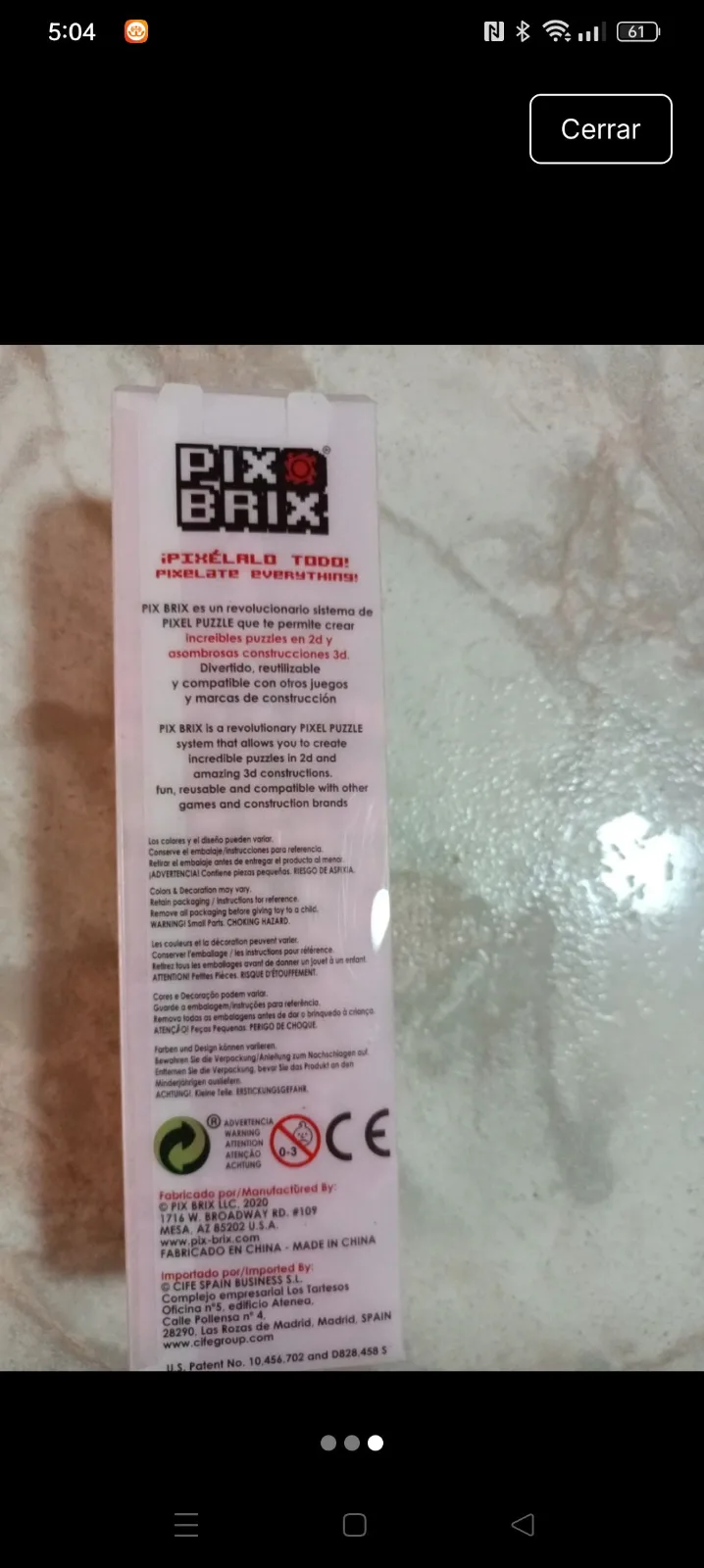Pixel Art Building Bricks Pixo Brix Medium Series 500pcs 3