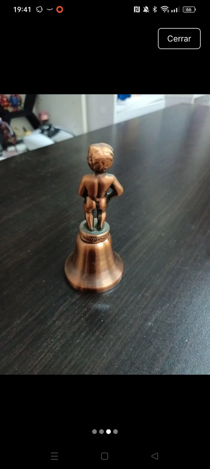Campana de bronce vintage