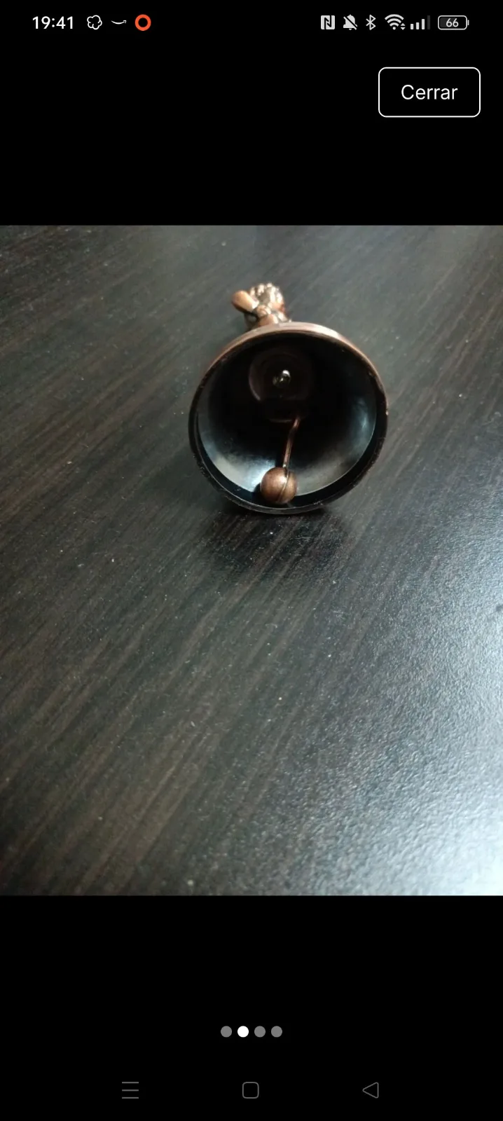 Campana de bronce vintage 3