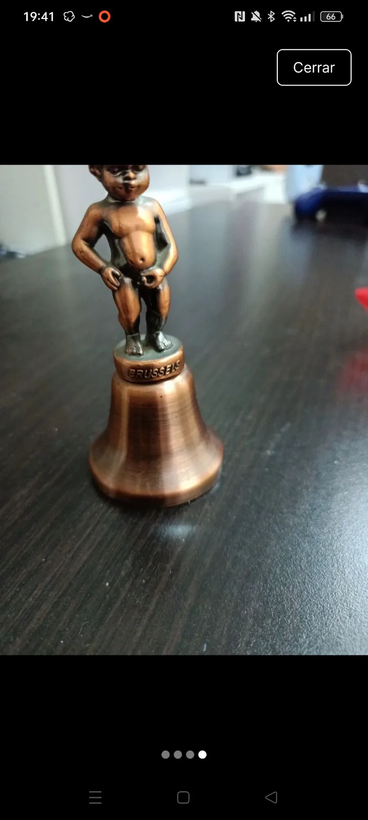 Campana de bronce vintage 4