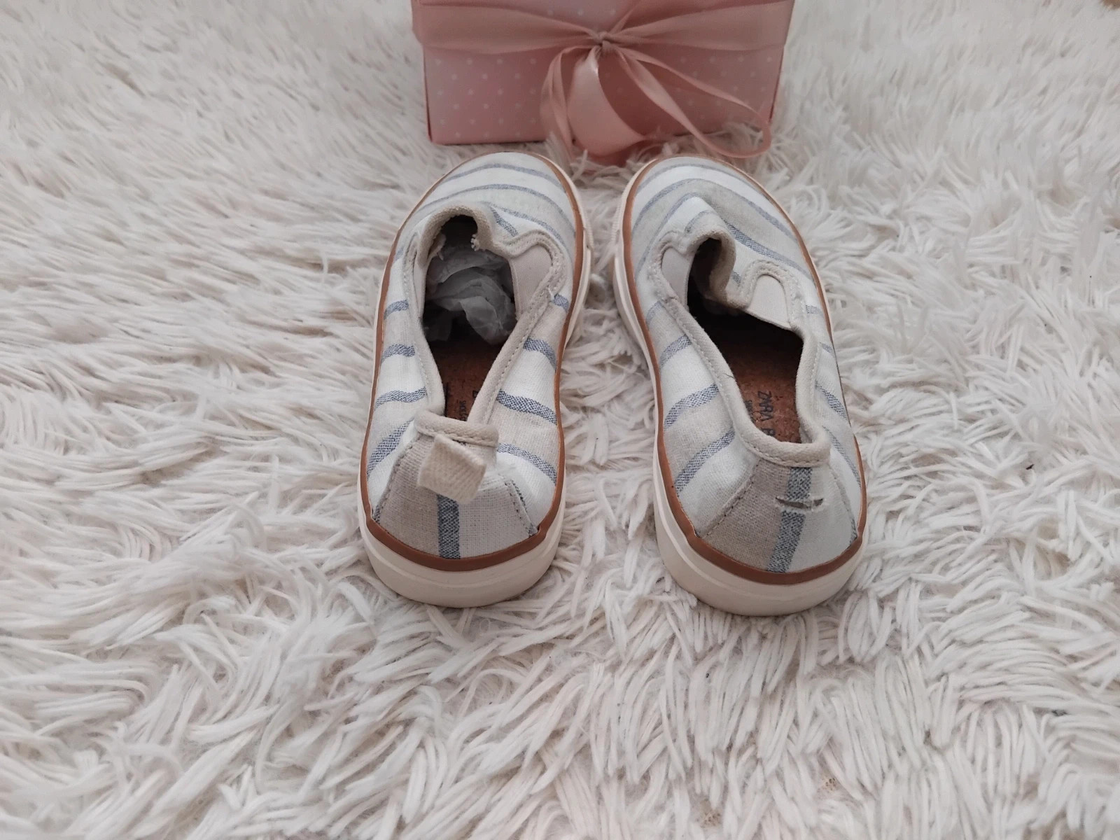 Zara bebújós kisfiú vászoncipő/slip-on (28/29) 3
