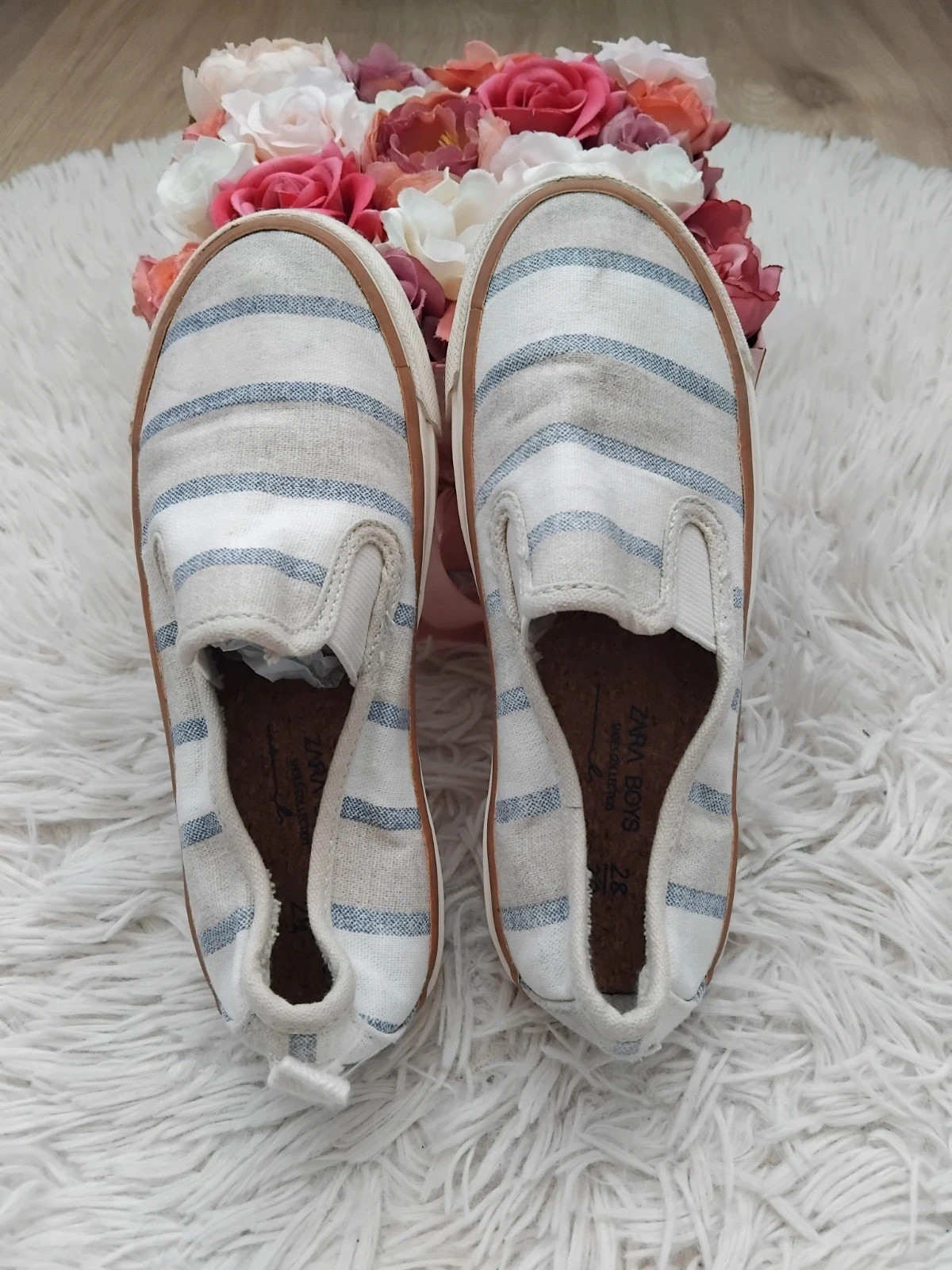 Zara bebújós kisfiú vászoncipő/slip-on (28/29) 1