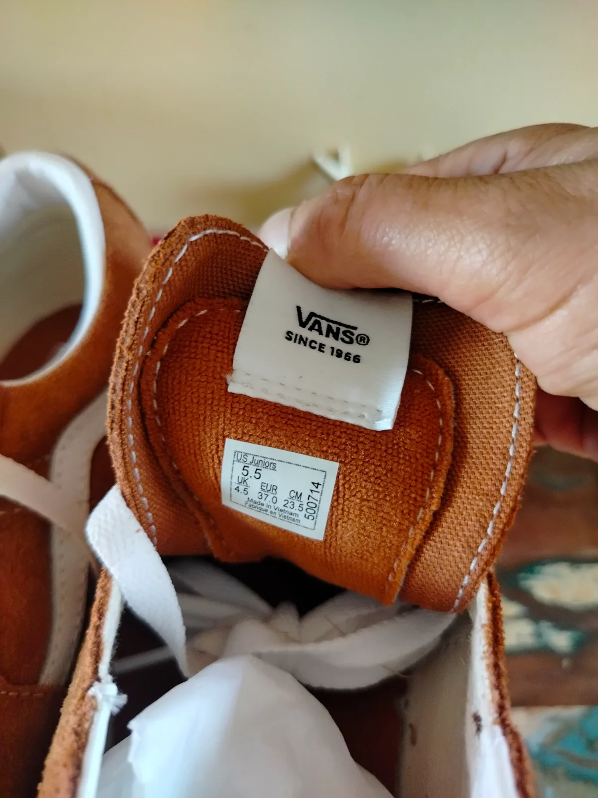 Zapatillas piel Vans talla 37 3