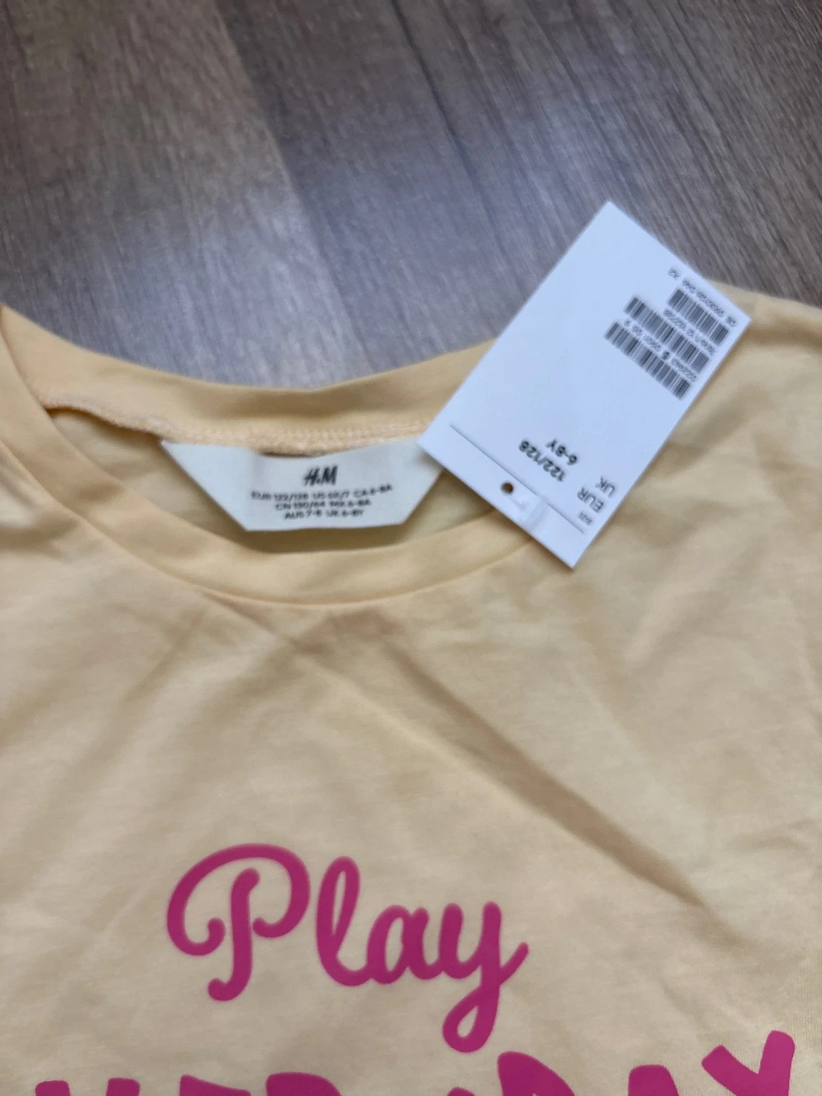 H&M színes, állatos kislány póló szett 3