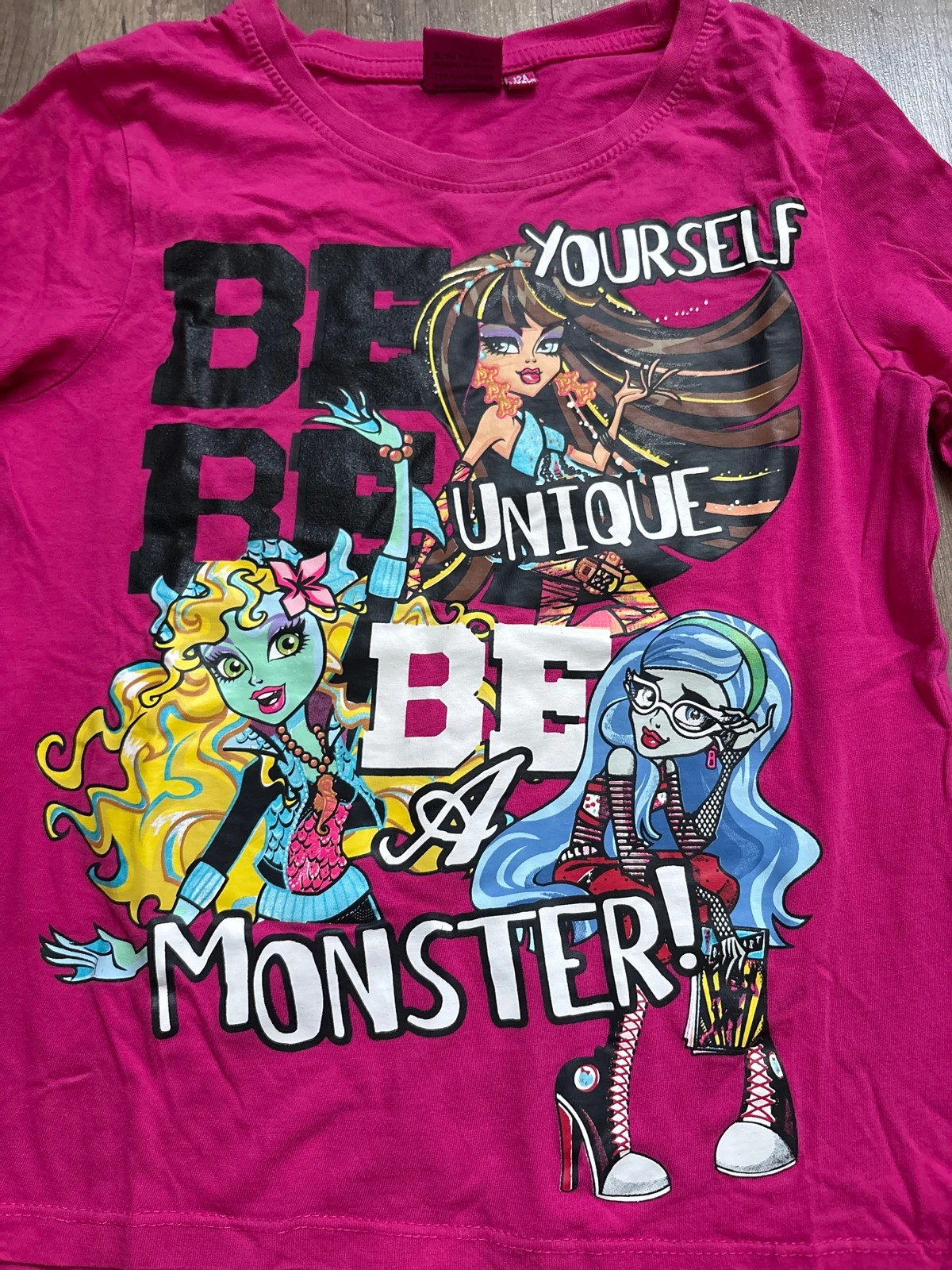 Monster High pink, hosszú ujjú lány póló 3