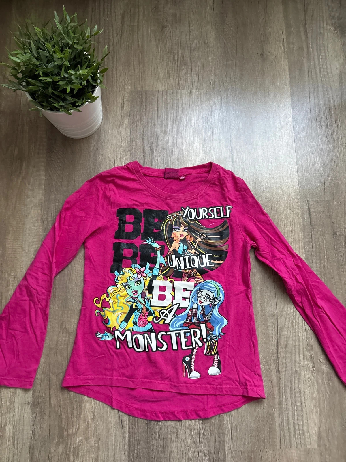 Monster High pink, hosszú ujjú lány póló 1