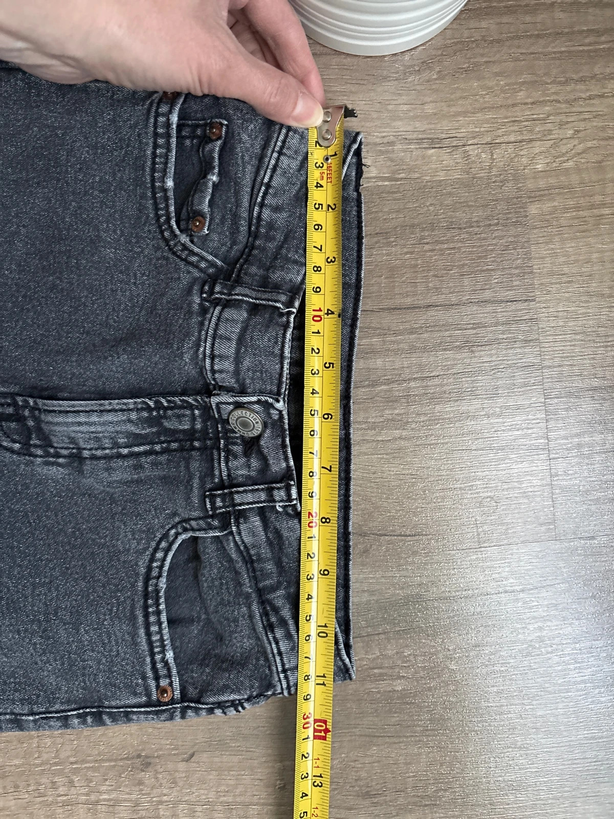 Zara Sötét szürke lány skinny fit farmer 3