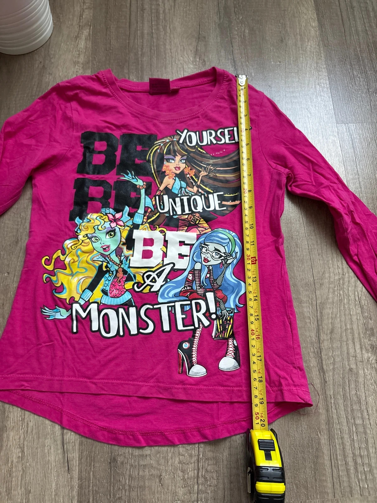 Monster High pink, hosszú ujjú lány póló 4