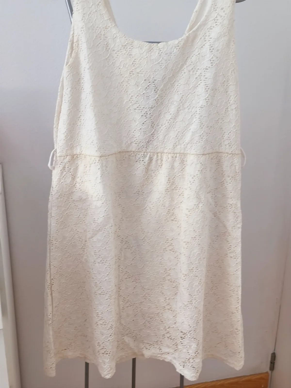 Vestido crochet blanco 1