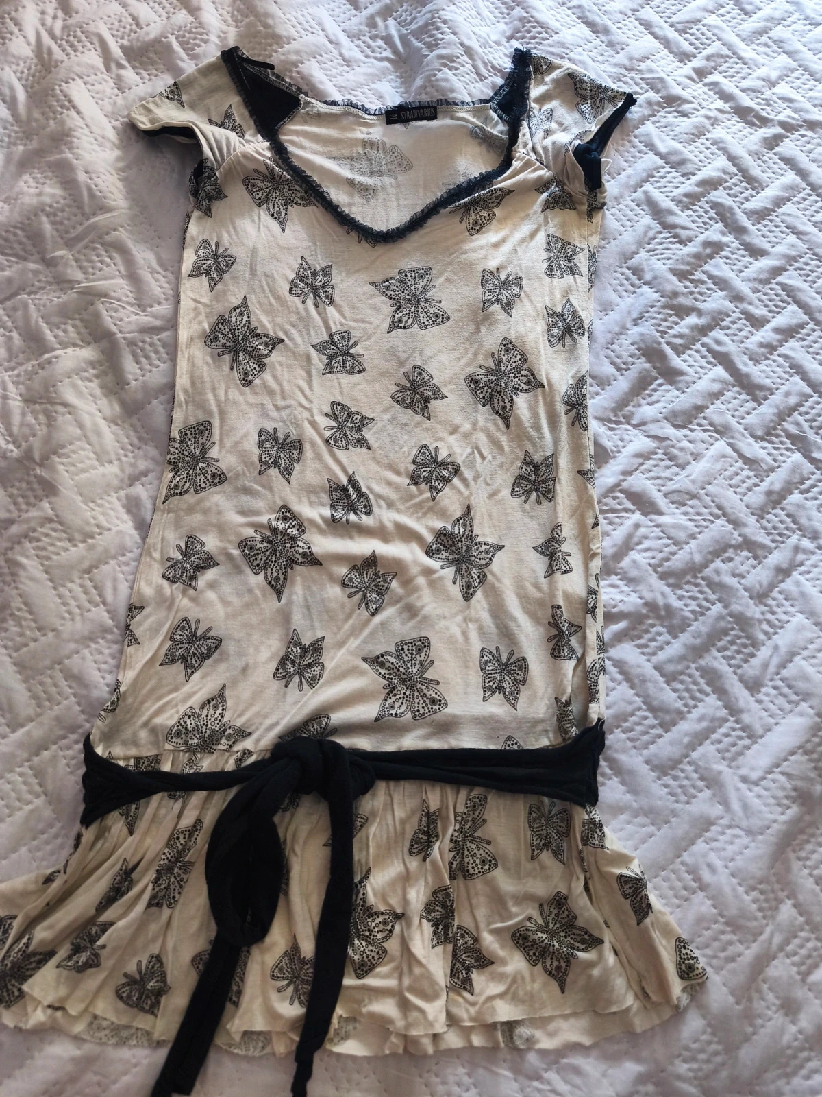 Vestido mariposas Stradivarius 1