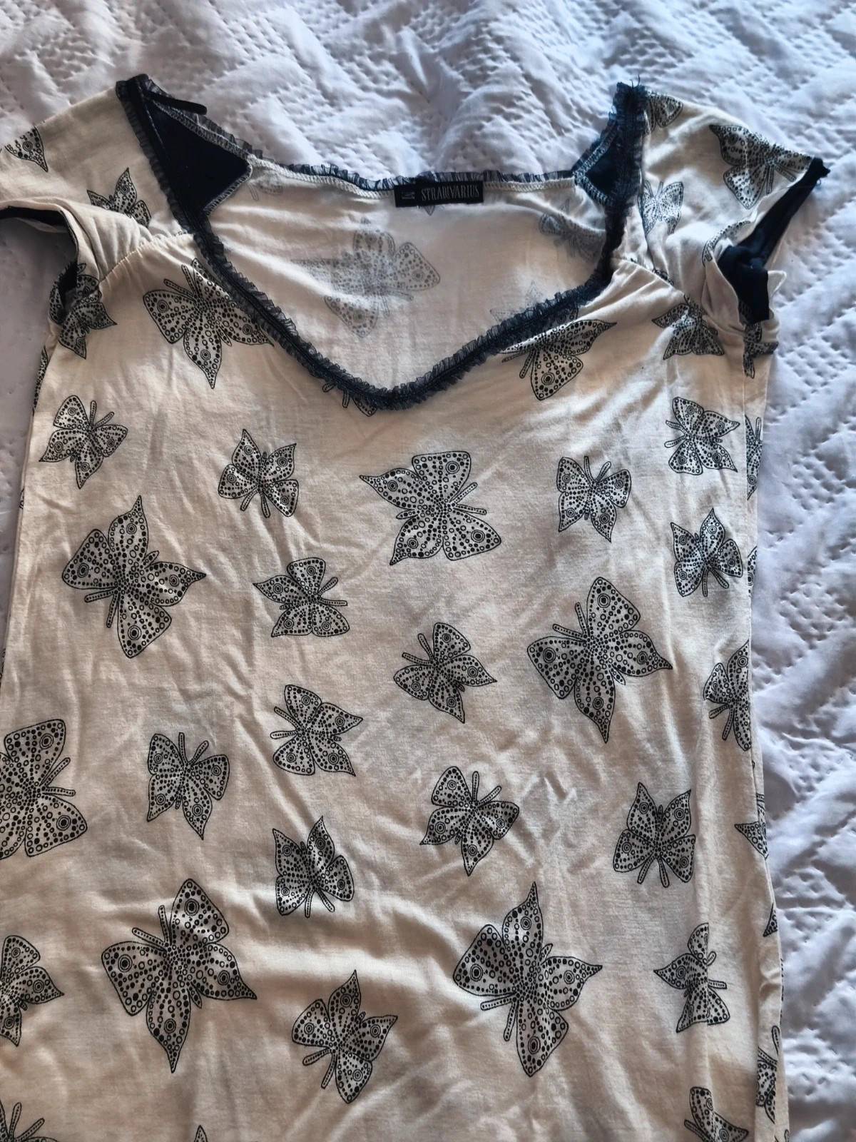 Vestido mariposas Stradivarius 2