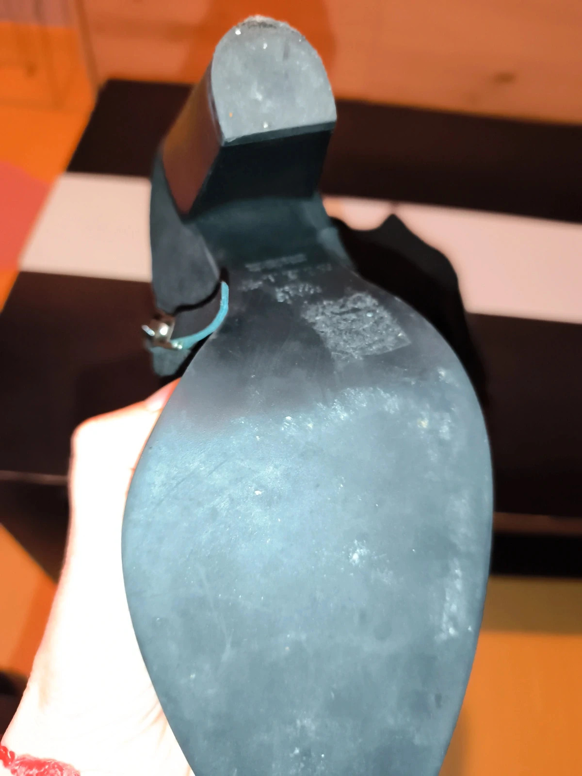 Botín tacón mango 3