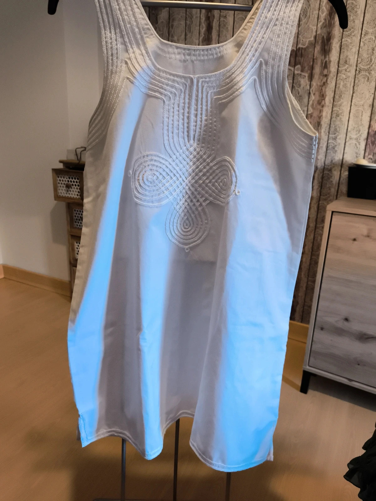 Vestido mini blanco 1