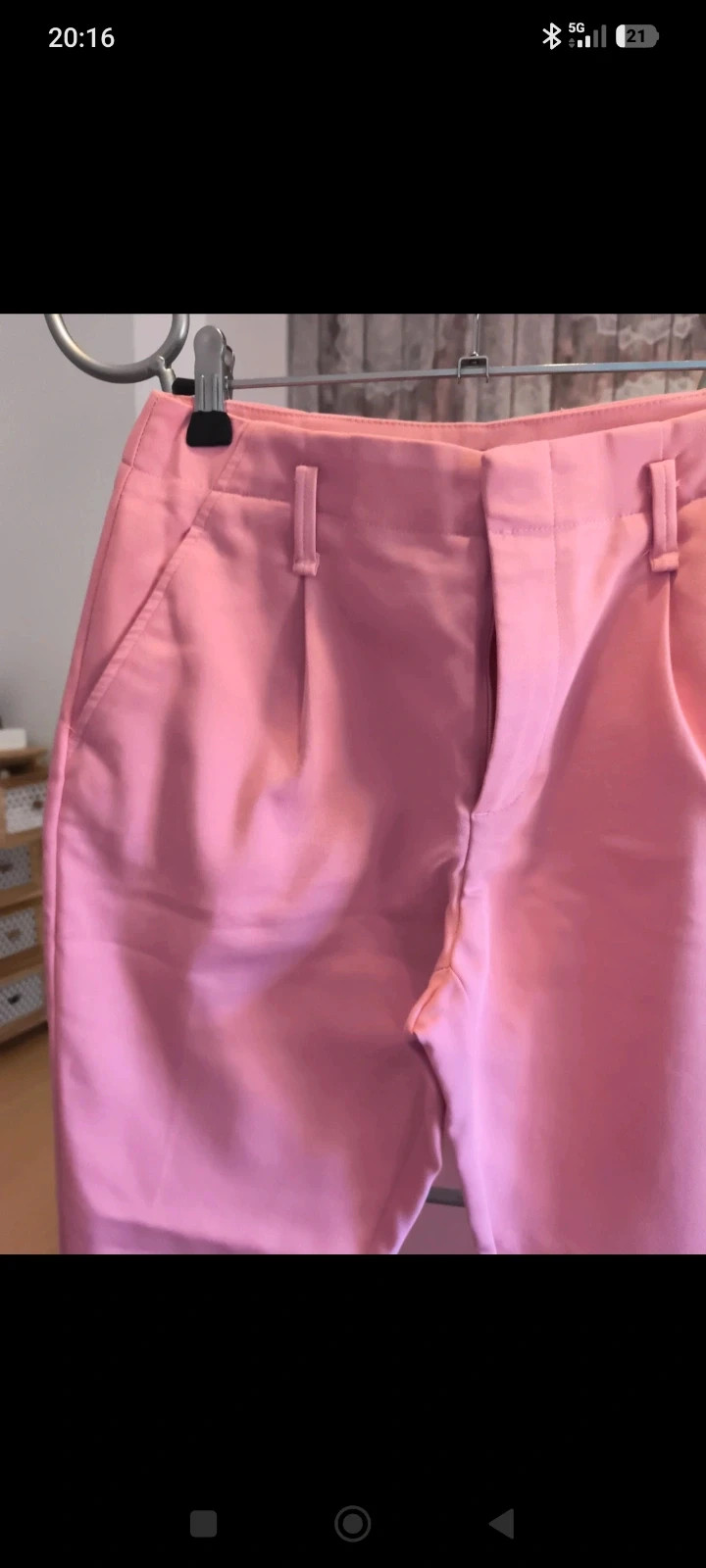 Pantalón pinzas vestir Bershka 3