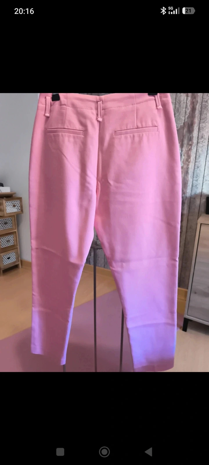 Pantalón pinzas vestir Bershka 4
