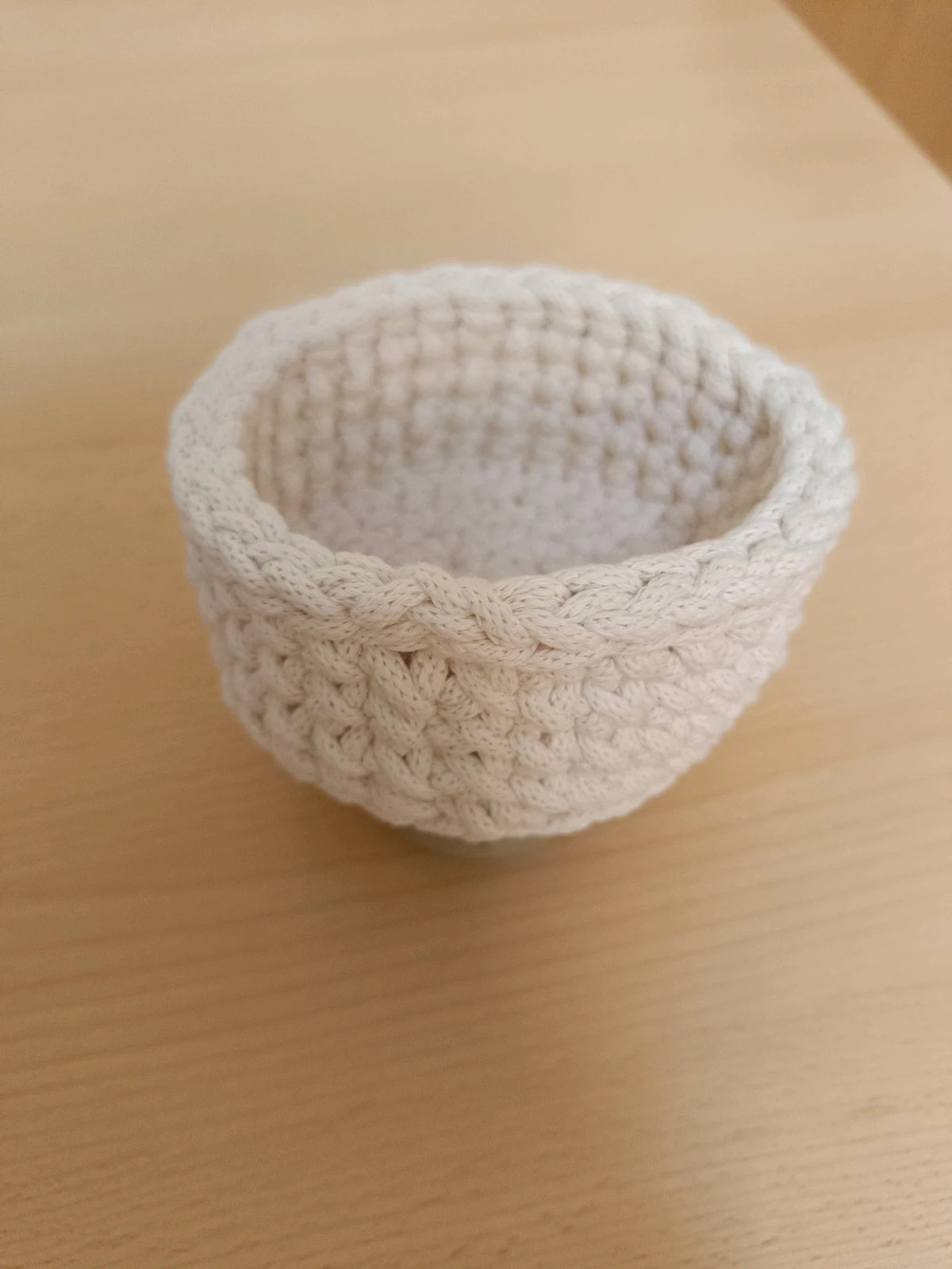 Horgolt mini kosárka 1