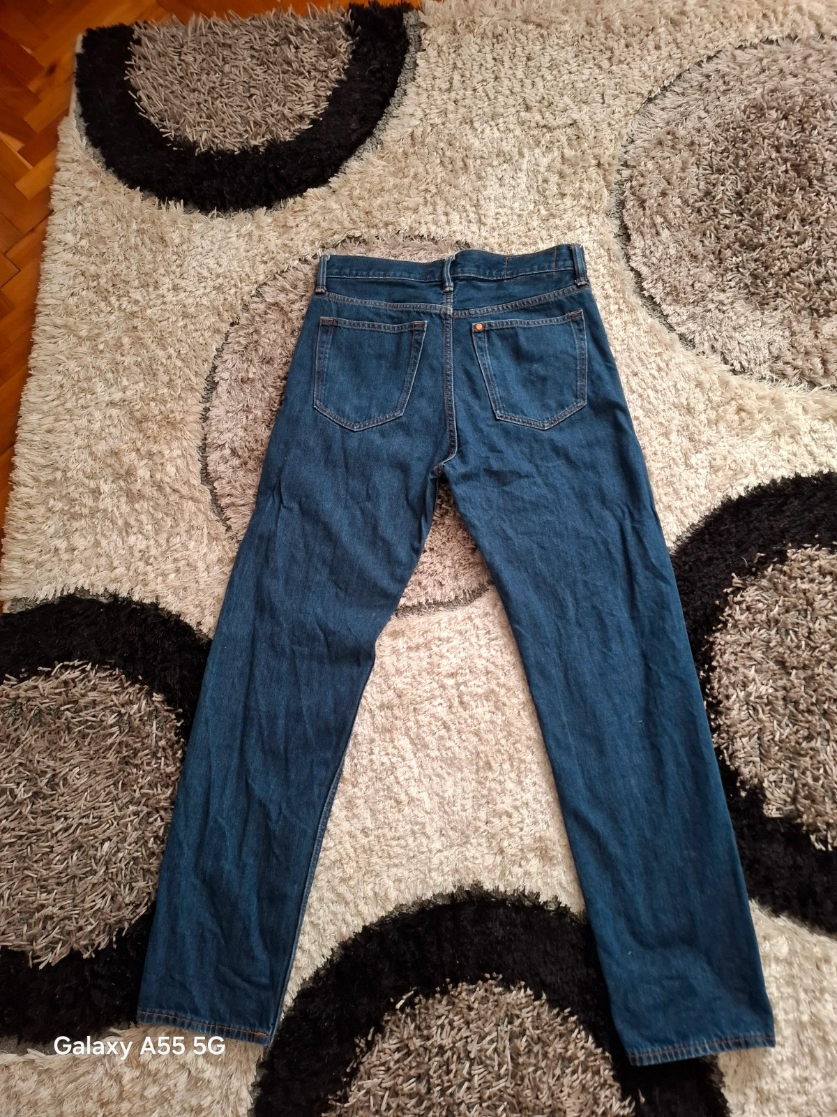 H&M Relaxed fit sötétkék farmernadrág (31/32) 4