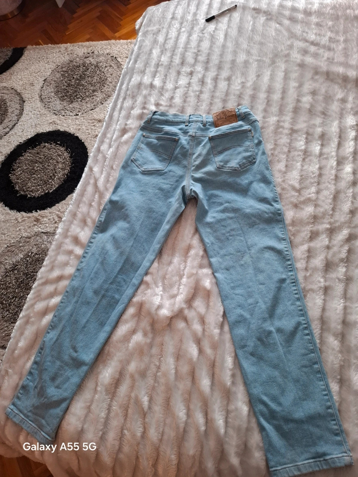 John Baner világoskék egyenes szárú farmernadrág L / 40 (címke szerint csalóka) 3