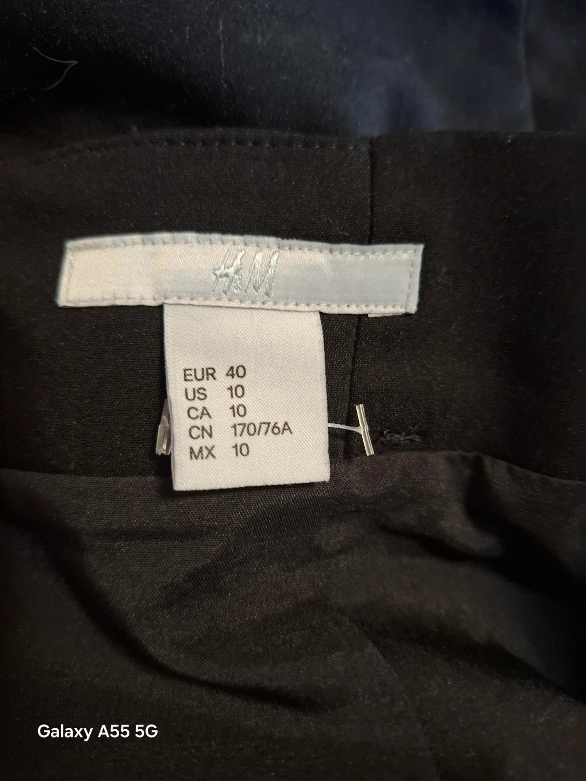 H&M fekete ceruzaszoknya / elegáns mini szoknya 3