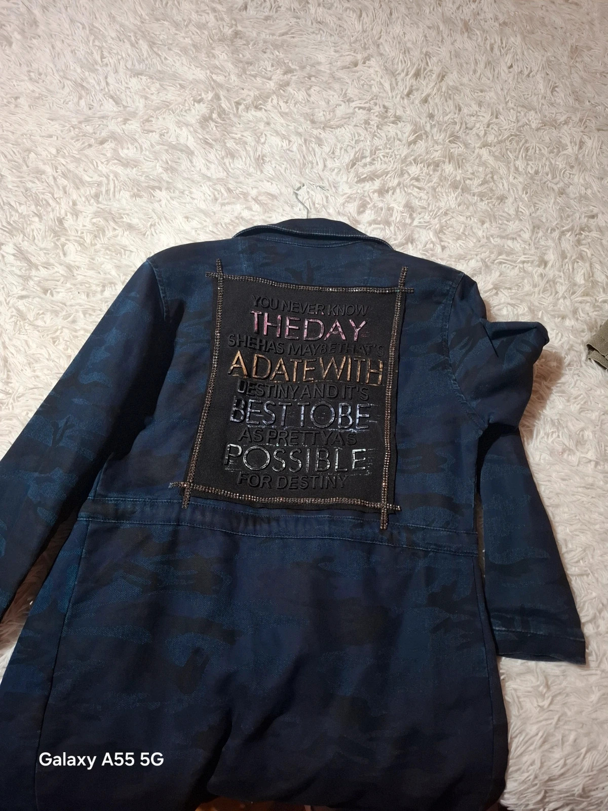 Cipo & Baxx extravagáns terepmintás kabát / parka (S) 4