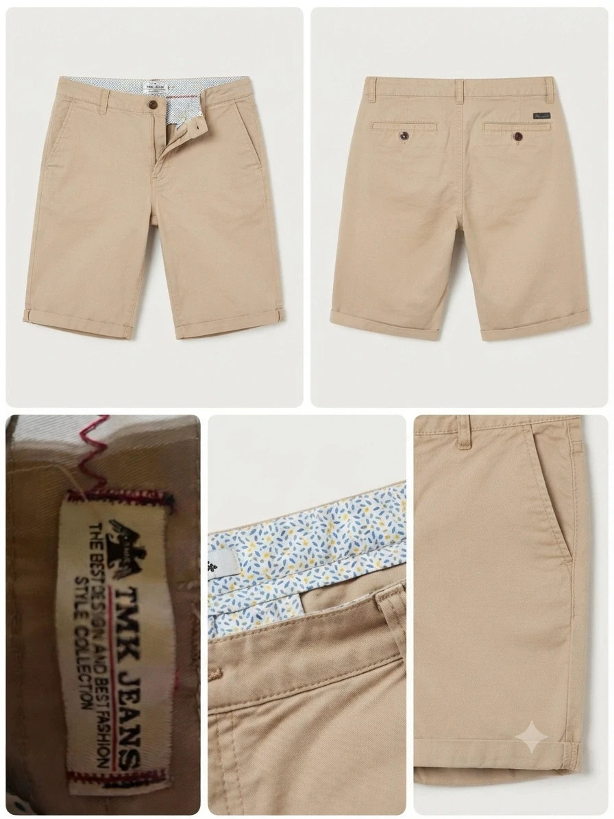 TMK Jeans bézs chino short / rövidnadrág 1