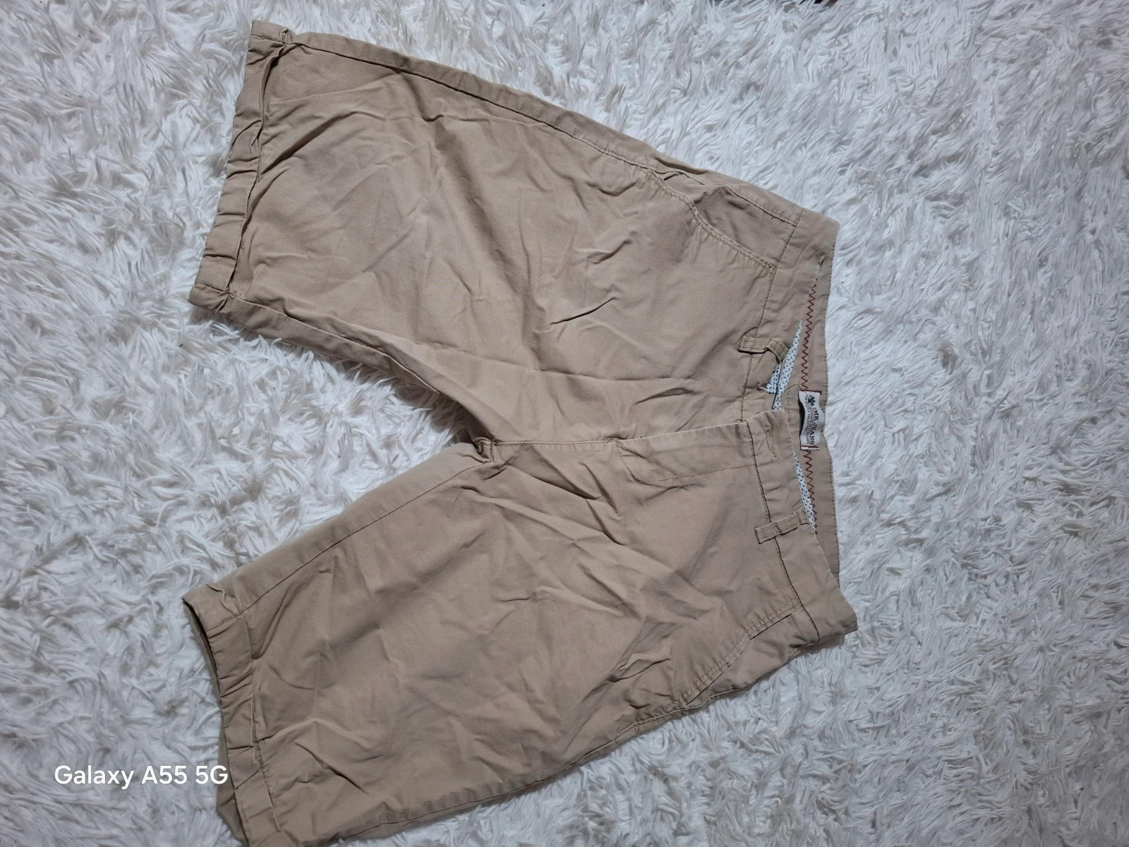 TMK Jeans bézs chino short / rövidnadrág 4
