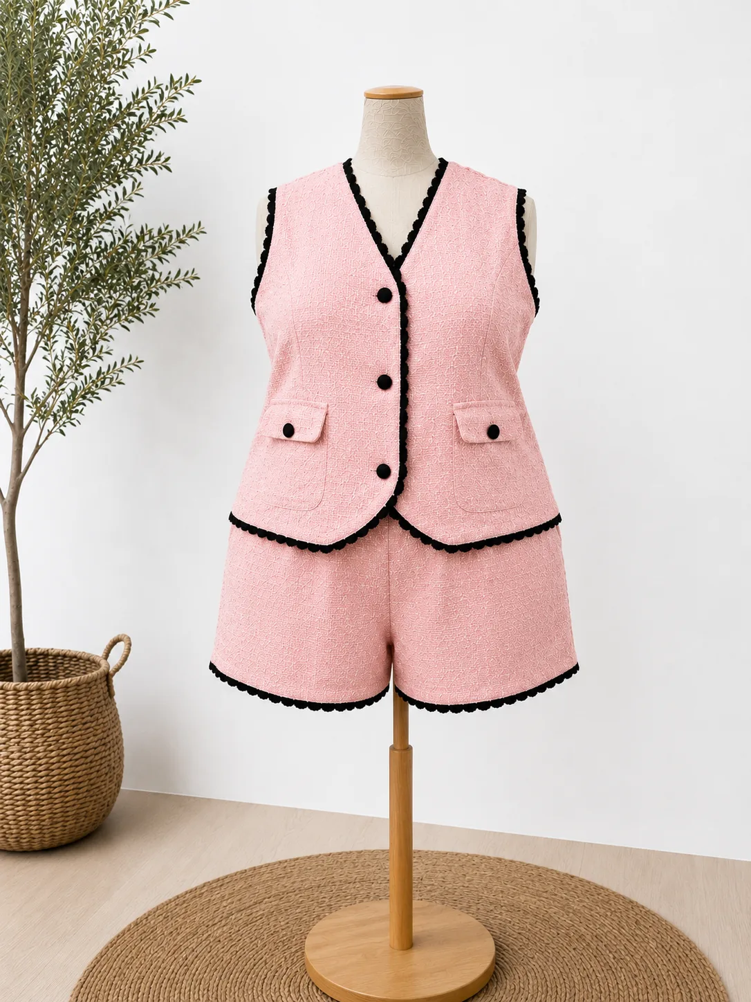 Conjunto chaleco y short Talla L 2