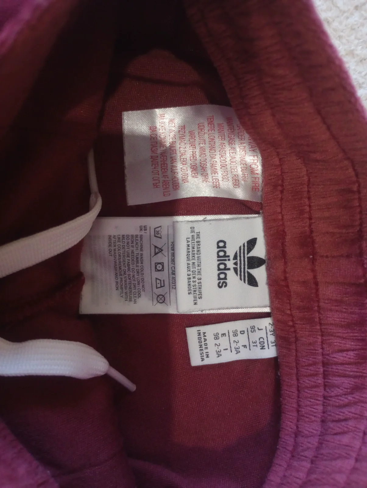 Adidas nadrág 98as 3