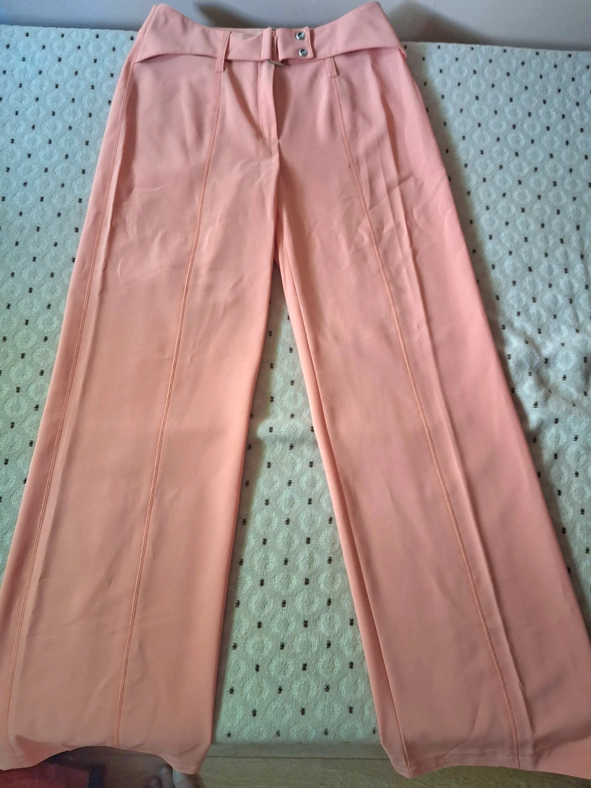Elegáns Tuzzi baracksárga wide-leg nadrág / S 1