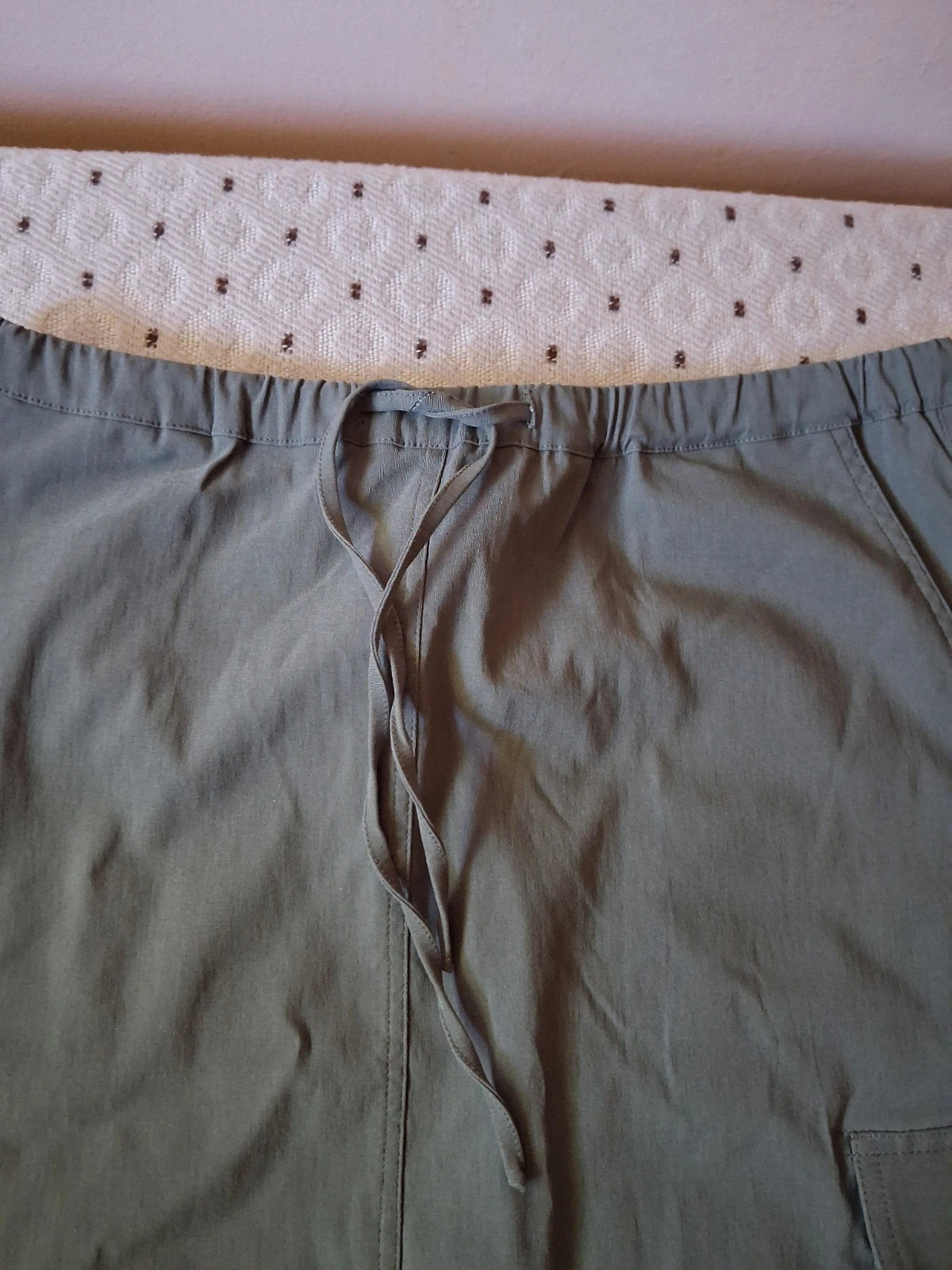 LeGer by Lena Gercke khaki cargo gumisderekú midi szoknya (nagyon rugalmas, viszkóz, M-es) 3