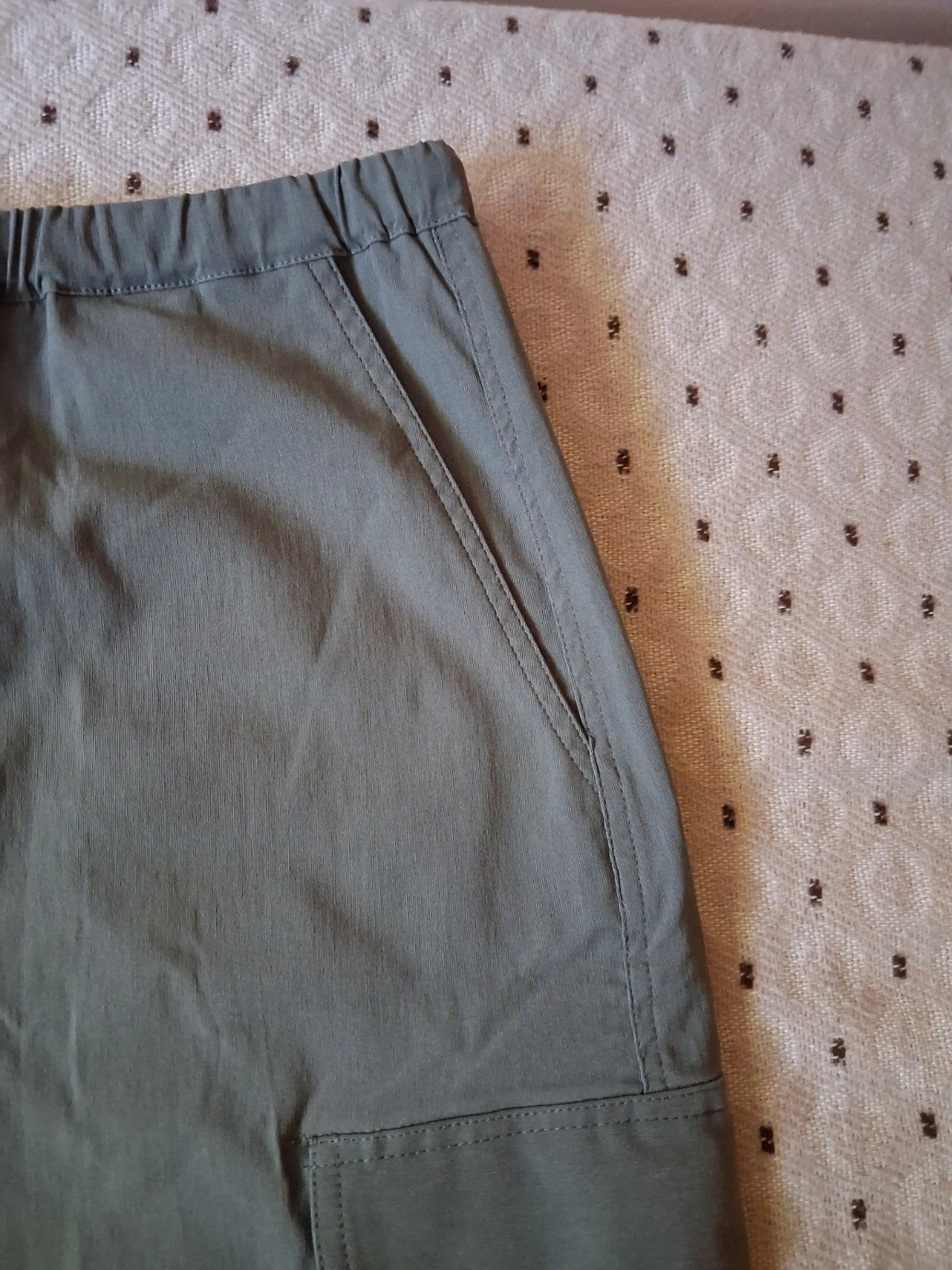 LeGer by Lena Gercke khaki cargo gumisderekú midi szoknya (nagyon rugalmas, viszkóz, M-es) 4